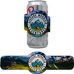 DC10014CP-RD Round Slap Wrap & Go Can Cooler with Full Color Custom Imprint
